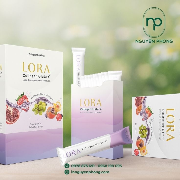 Mẫu hộp giấy đựng mỹ phẩm đẹp mắt